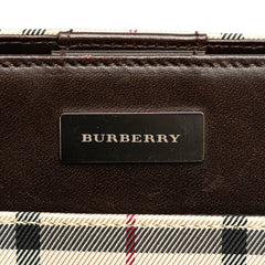 House Check Canvas Handbag