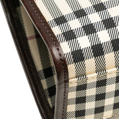 House Check Canvas Handbag