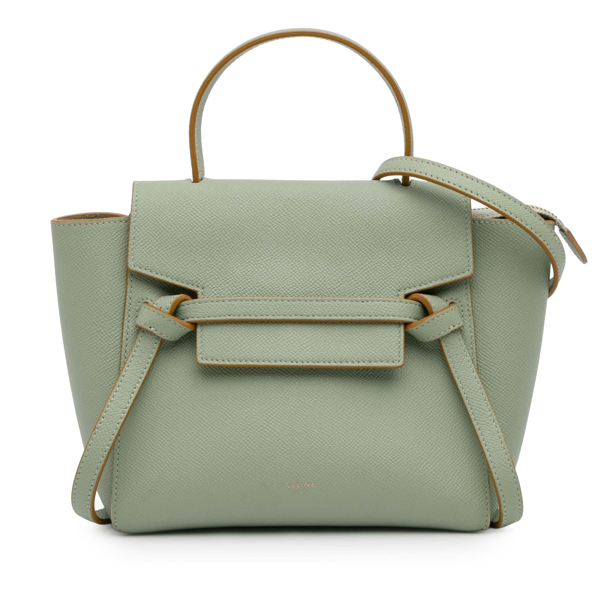 Nano Grained Calfskin Belt Bag