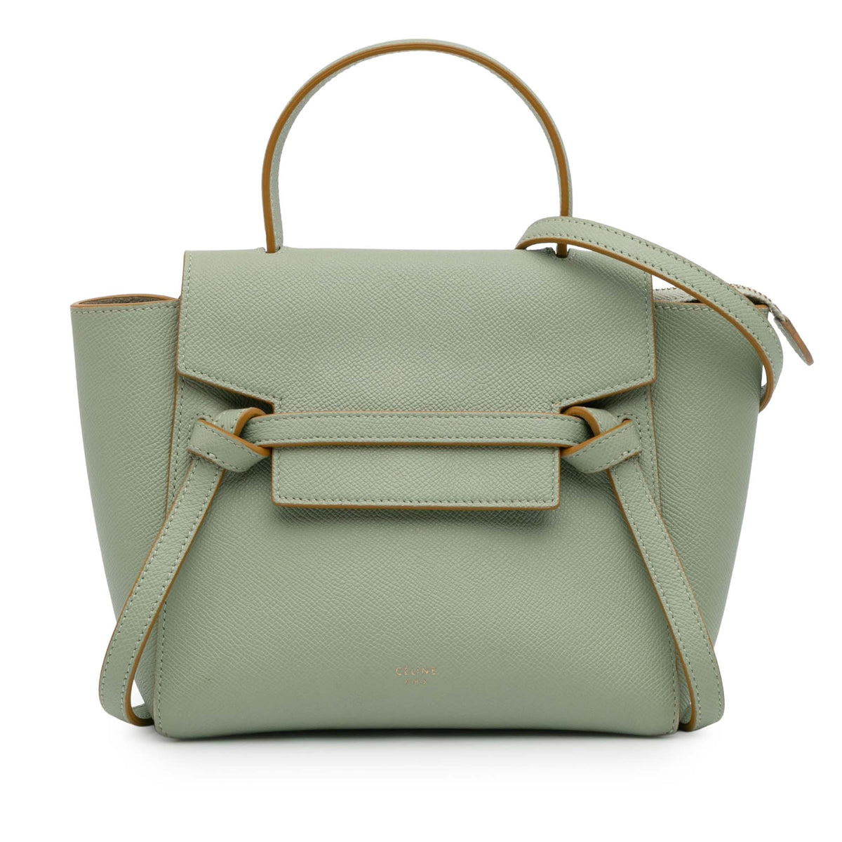 Nano Grained Calfskin Belt Bag