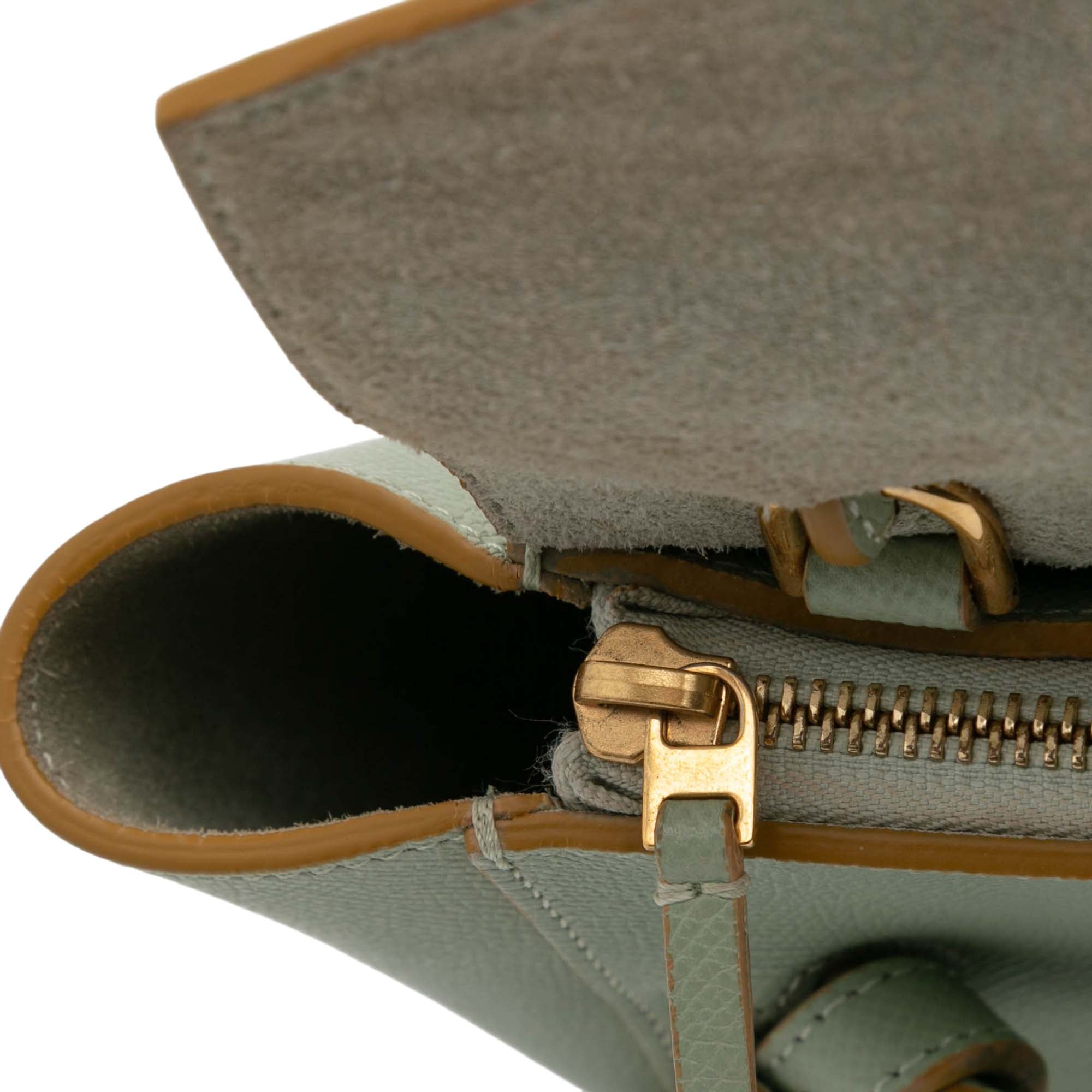 Nano Grained Calfskin Belt Bag