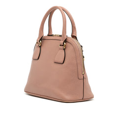 Small Dollar Calfskin GG Charm Dome Satchel