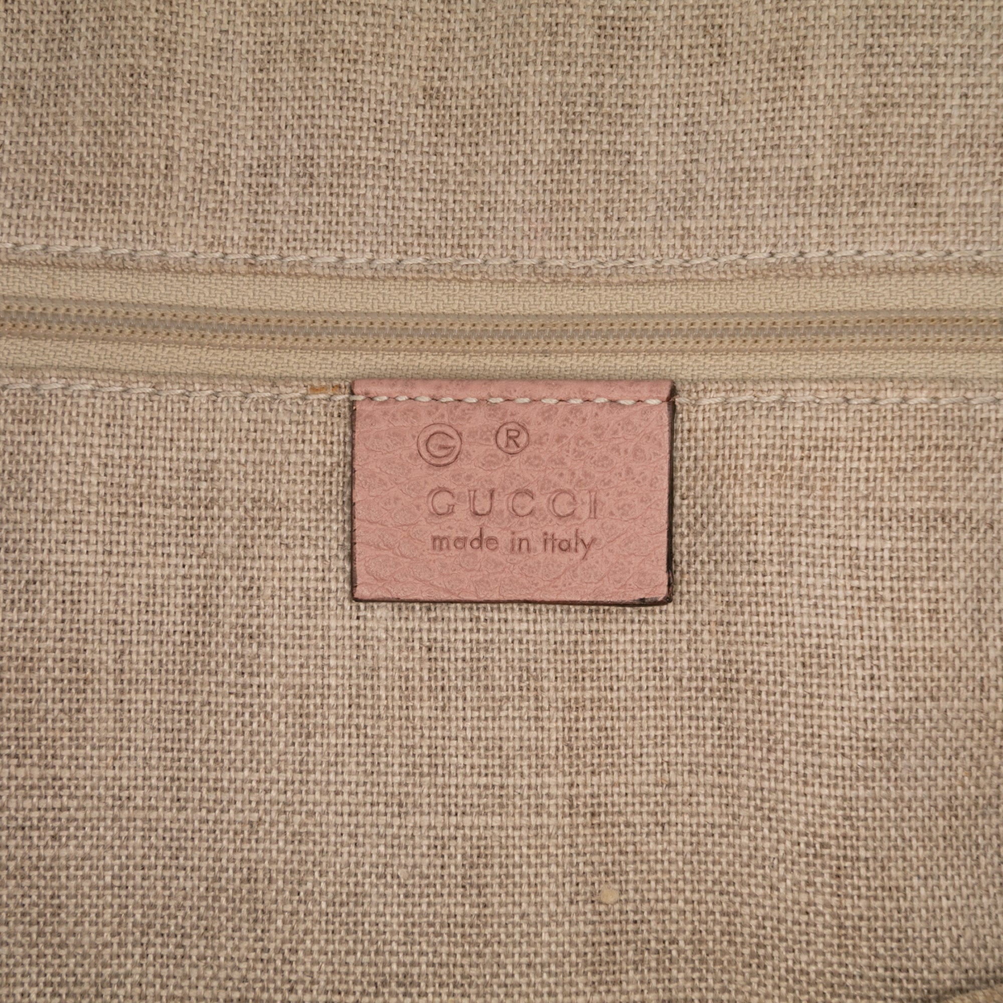 Small Dollar Calfskin GG Charm Dome Satchel