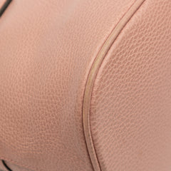 Small Dollar Calfskin GG Charm Dome Satchel