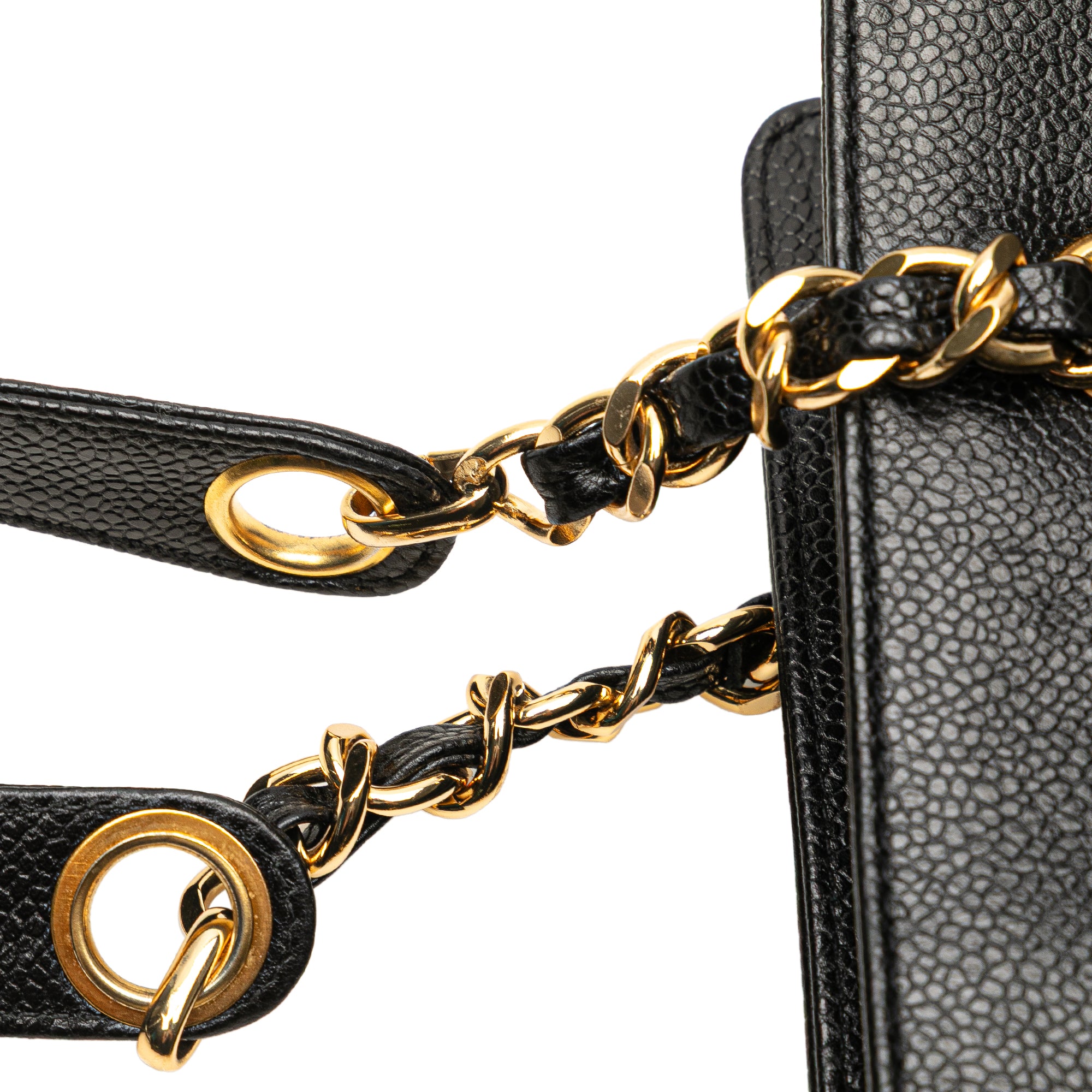 Triple CC Caviar Tote