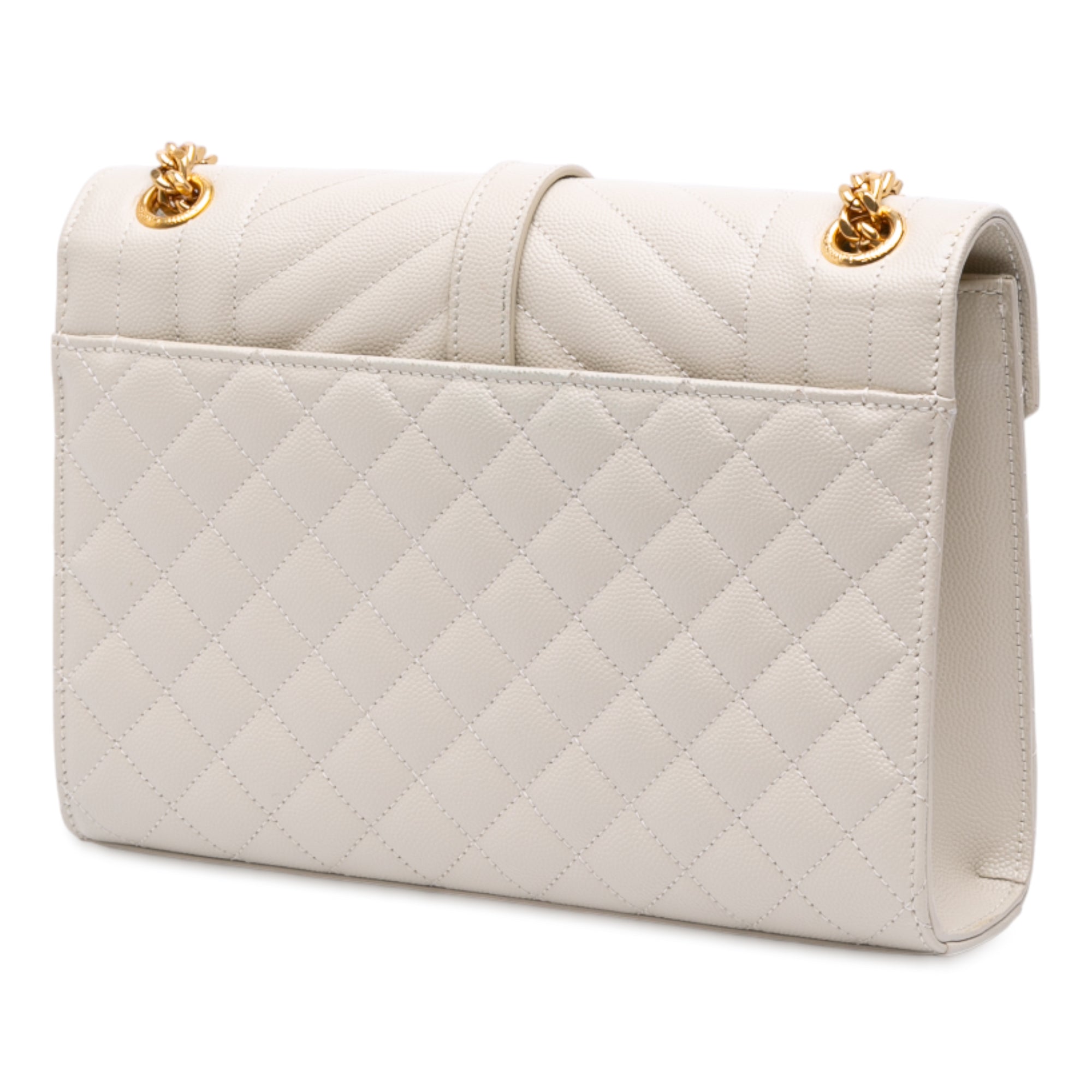 Medium Grain De Poudre Triquilt Monogram Envelope Bag