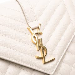 Medium Grain De Poudre Triquilt Monogram Envelope Bag