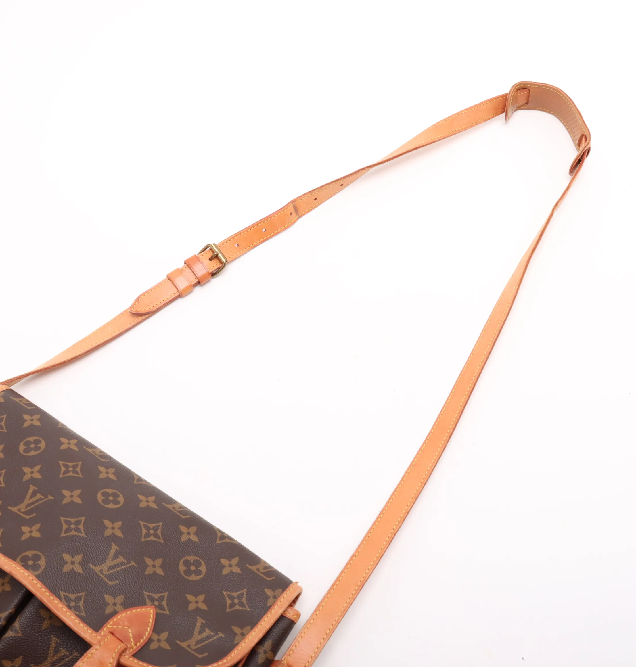 Louis Vuitton Sac Gibeciere Messenger Bag Monogram Canvas