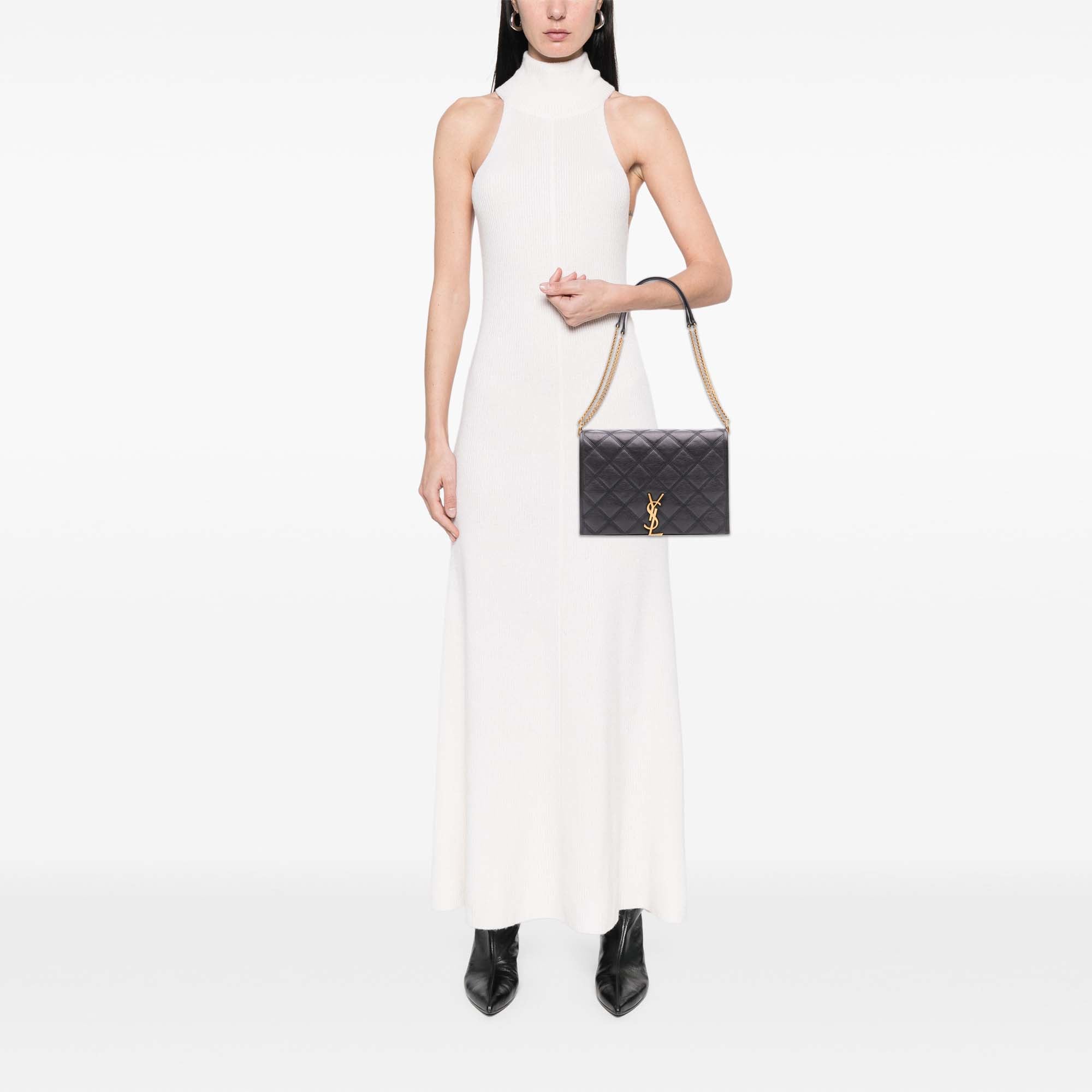 Mini Quilted Lambskin Becky Chain Shoulder Bag