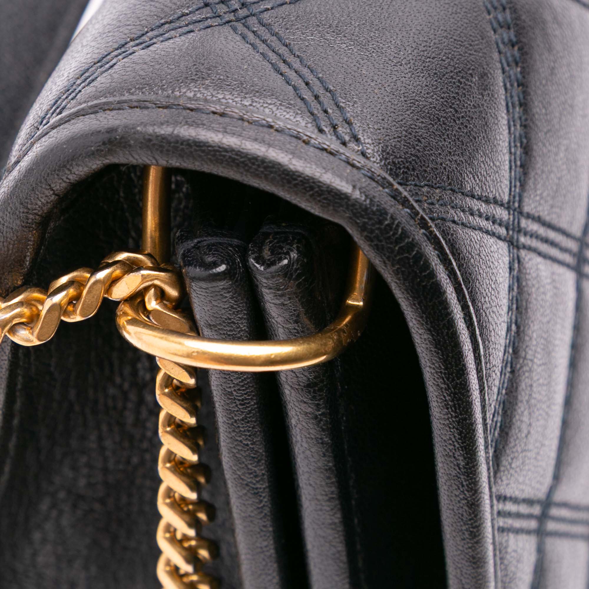 Mini Quilted Lambskin Becky Chain Shoulder Bag