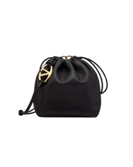 Valentino Garavani VLogo Pouf Bucket Bag Leather