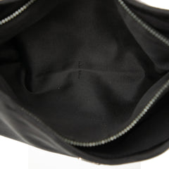 FF Zebra Print Canvas Shoulder Bag