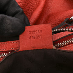 Medium Leather Bamboo Bar Tote