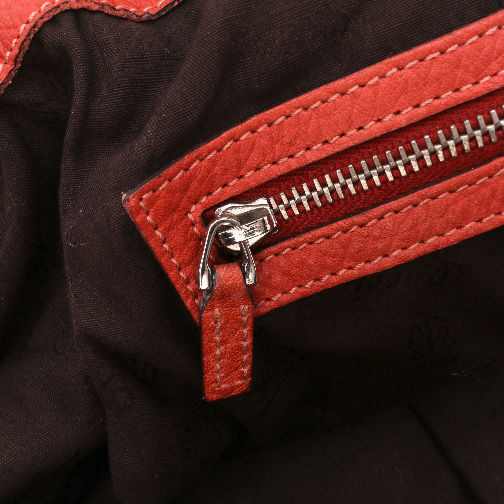 Medium Leather Bamboo Bar Tote