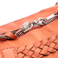 Medium Leather Bamboo Bar Tote
