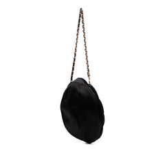 Lambskin and Satin Camellia Flower Evening Bag
