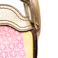 Anagram Canvas New Road Shoulder Bag