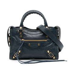 Mini Lambskin Motocross Classic City Satchel