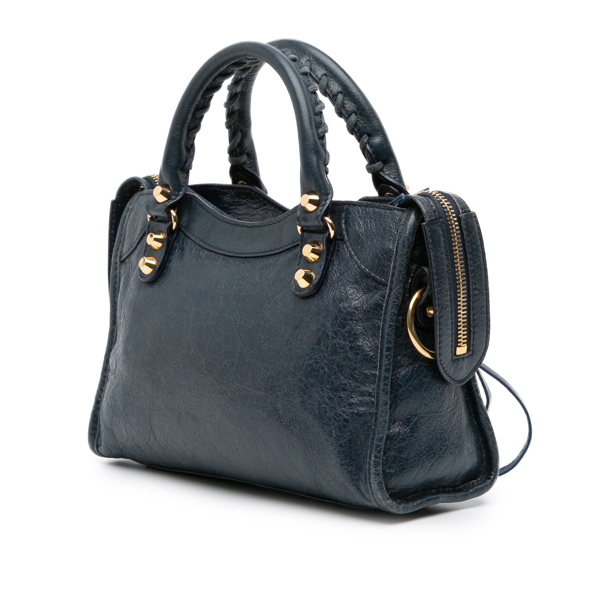 Mini Lambskin Motocross Classic City Satchel
