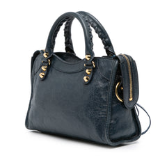 Mini Lambskin Motocross Classic City Satchel