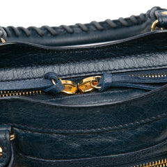 Mini Lambskin Motocross Classic City Satchel
