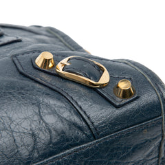 Mini Lambskin Motocross Classic City Satchel