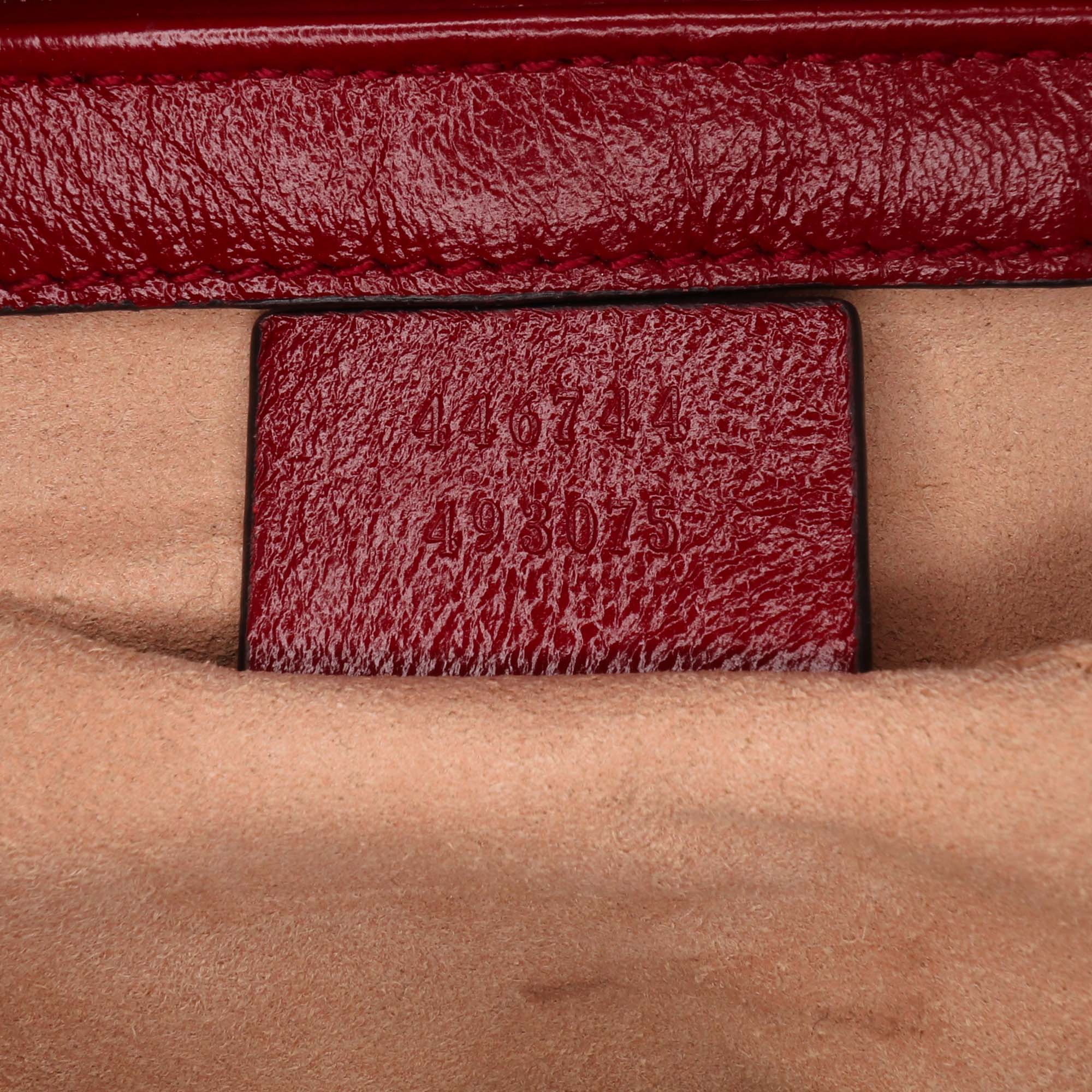 Mini GG Marmont Matelasse Canvas Flap Crossbody