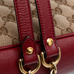 Mini GG Marmont Matelasse Canvas Flap Crossbody