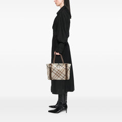 Supernova Check Canvas Tote
