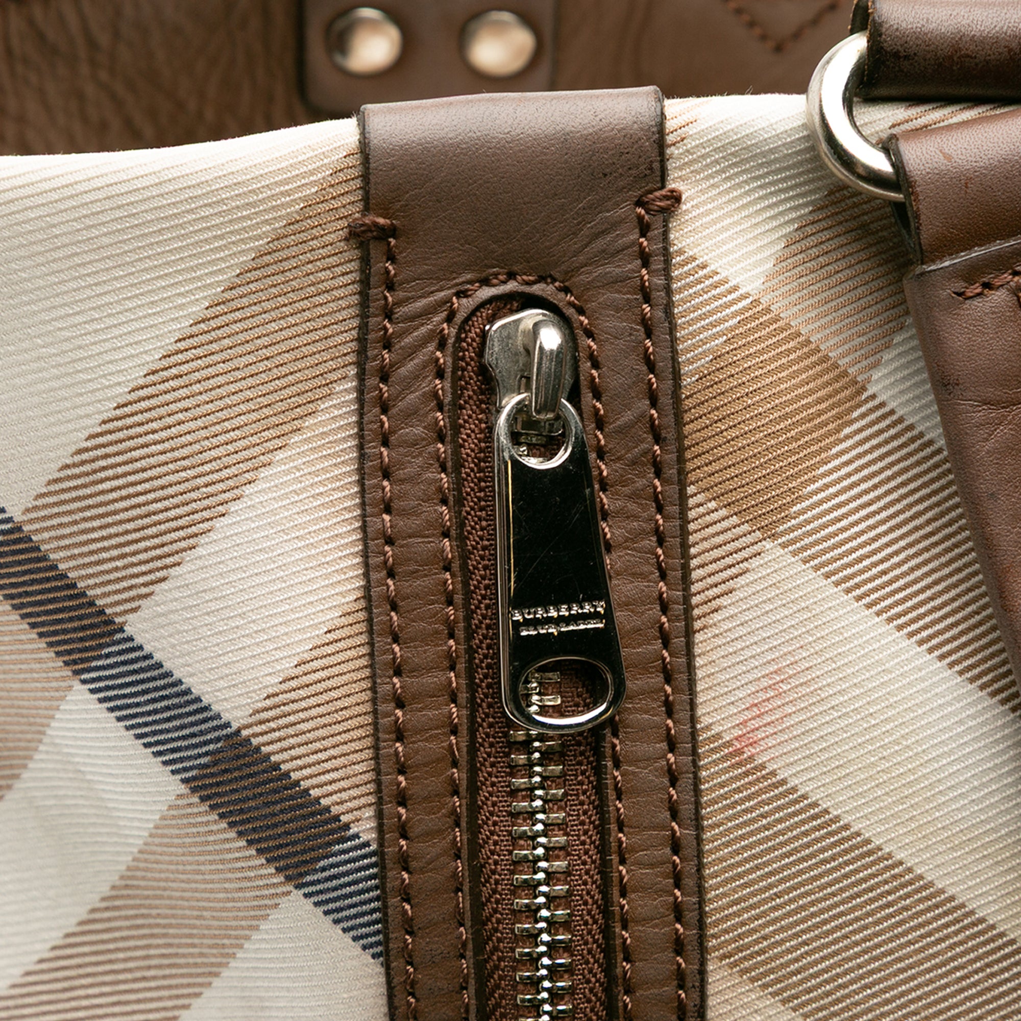 Supernova Check Canvas Tote