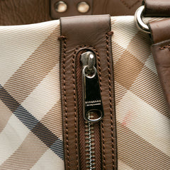 Supernova Check Canvas Tote