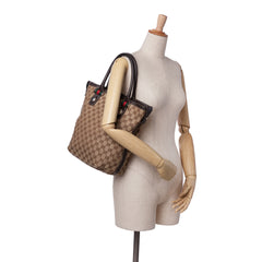 Medium GG Canvas Web Match Ball Tote