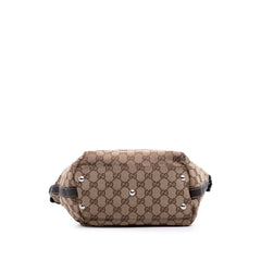Medium GG Canvas Web Match Ball Tote