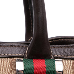 Medium GG Canvas Web Match Ball Tote