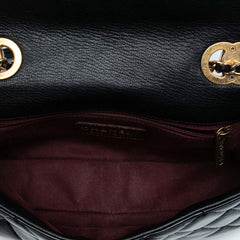 Paris-Salzburg Small Patent and Goatskin CC Eyelet Flap