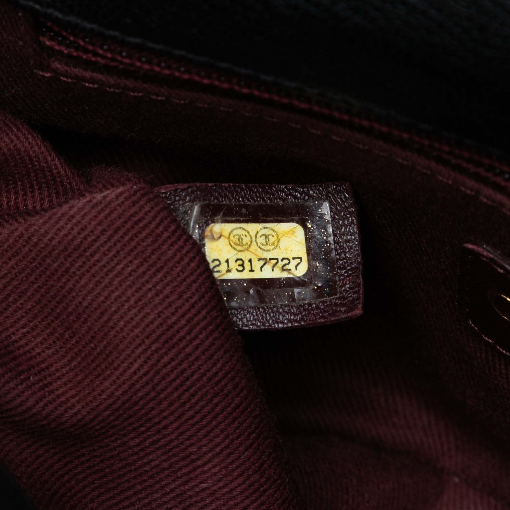 Paris-Salzburg Small Patent and Goatskin CC Eyelet Flap