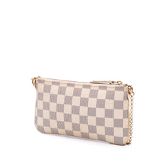 Damier Azur Trunks Labels Pochette Milla MM