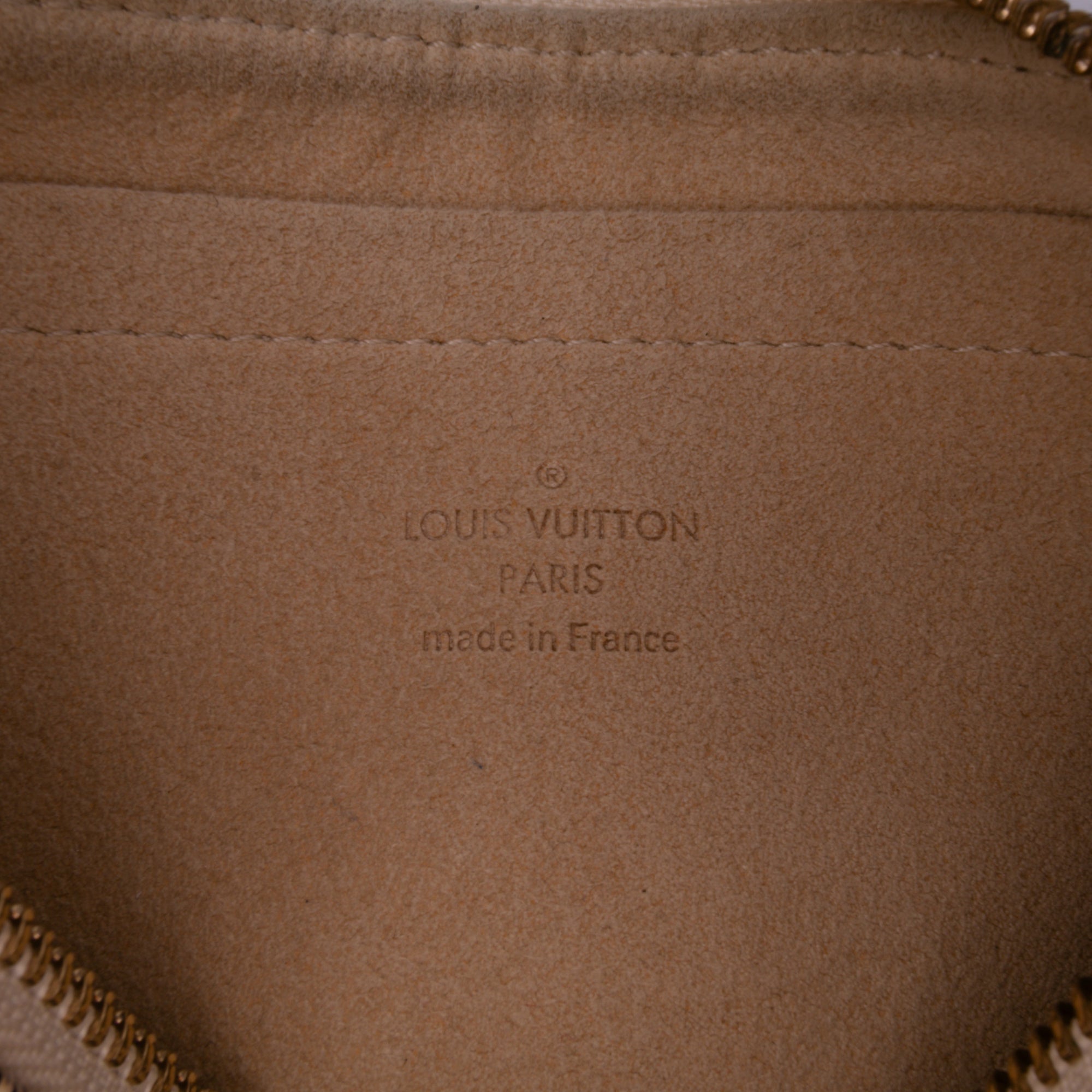 Damier Azur Trunks Labels Pochette Milla MM