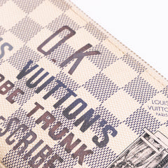 Damier Azur Trunks Labels Pochette Milla MM