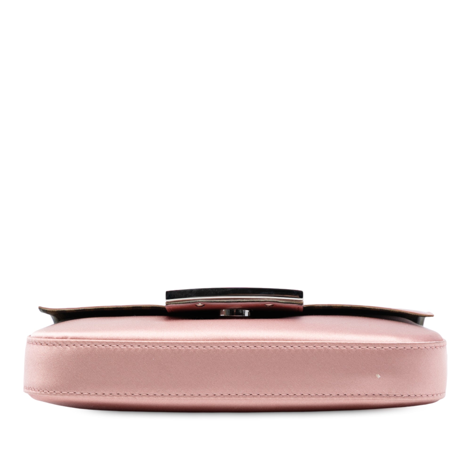 Silk Baguette Phone Pouch Satchel