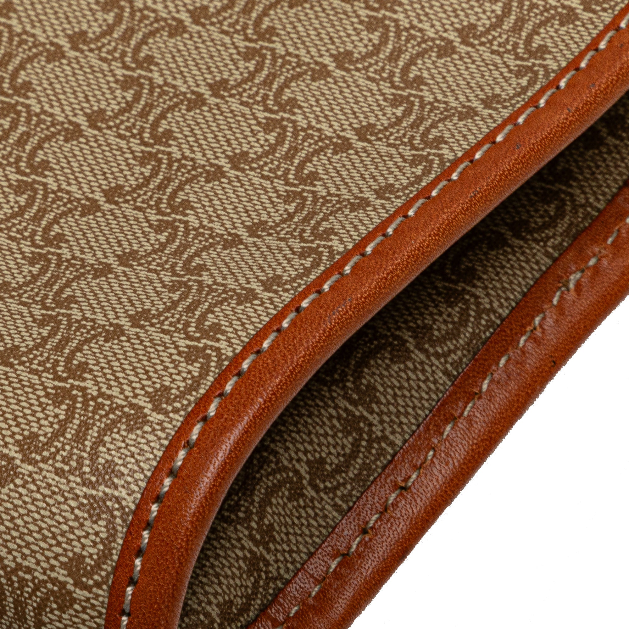 Macadam Coated Canvas Clutch