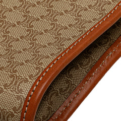 Macadam Coated Canvas Clutch