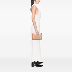 Macadam Coated Canvas Clutch