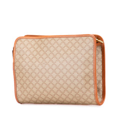 Macadam Coated Canvas Clutch