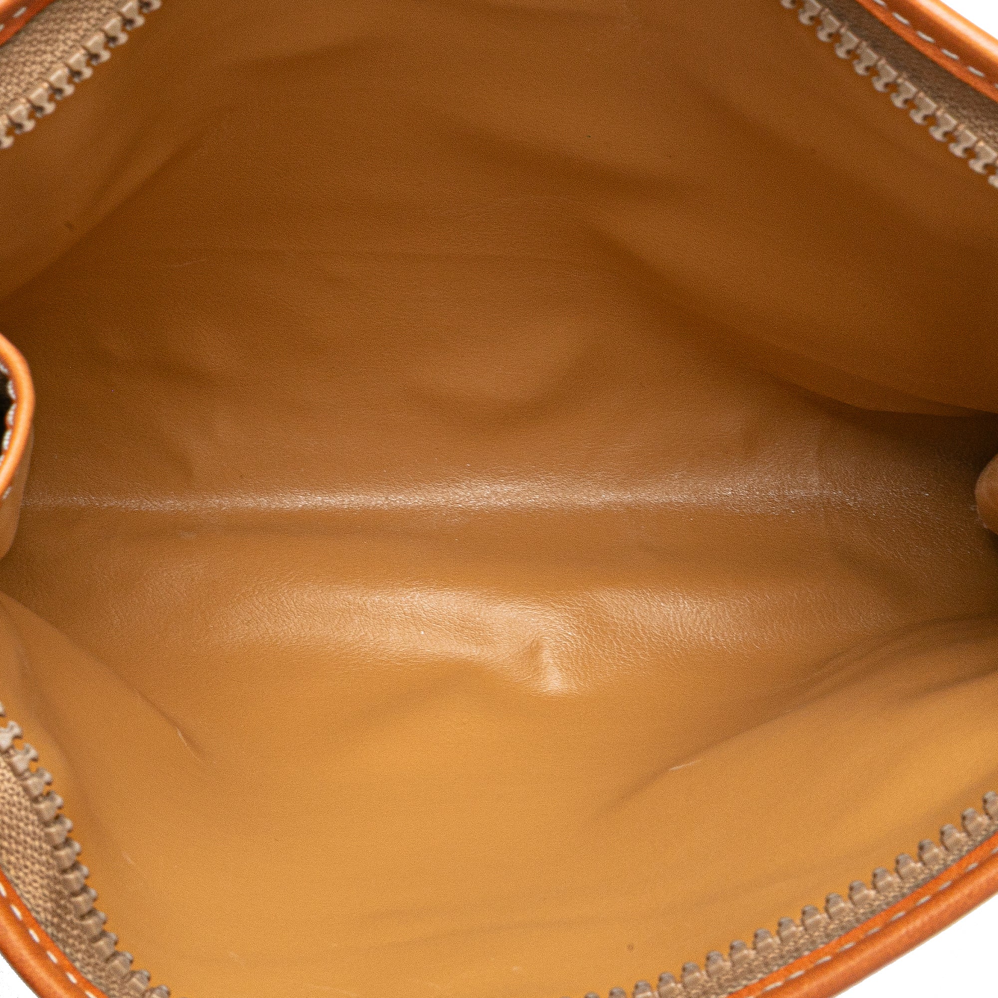 Macadam Coated Canvas Clutch