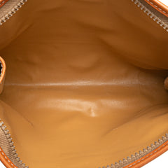 Macadam Coated Canvas Clutch