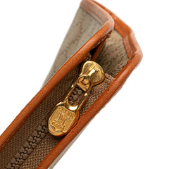 Macadam Coated Canvas Clutch