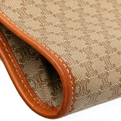Macadam Coated Canvas Clutch