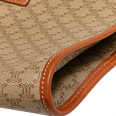 Macadam Coated Canvas Clutch
