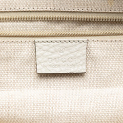 Leather Web Messenger Bag